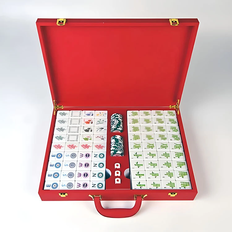 Ensemble de Mahjong de la collection Charm Rouge