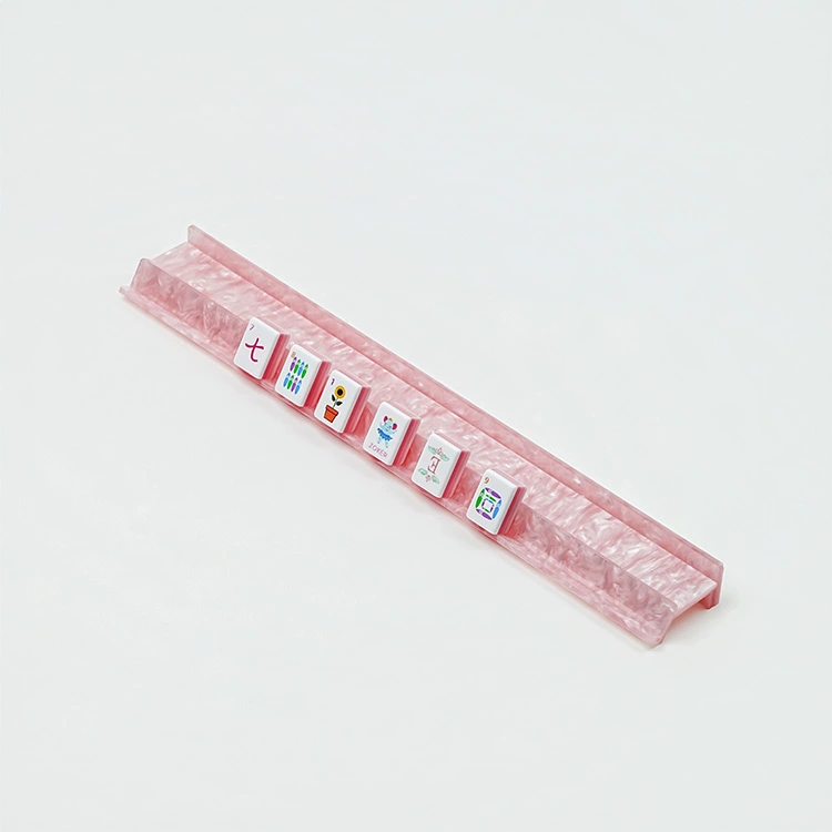 Supports de Mahjong magnétiques en acrylique nacré chatoyant